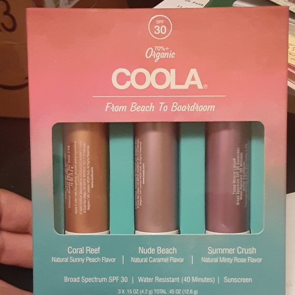 COOLA Other - Coola Mineral liplux with spf 30. Tinted lipbalm. COOLA Other - Coola Mineral liplux with spf 30. Tinted lipbalm.